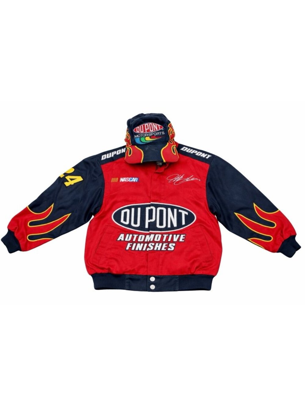 Chase Authentics DuPont NASCAR Jacket Hat Combo Jeff Gordon 24 XS